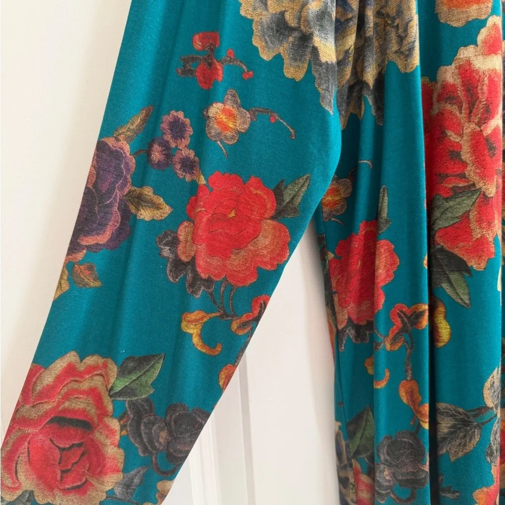 Johnny Was Multicolor Floral Long Sleeve Top XL NWT - Picture 6 of 10